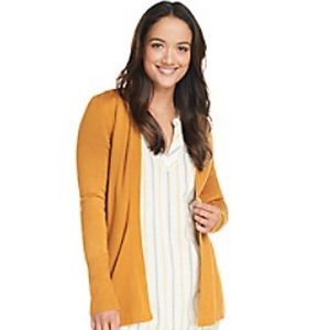 Van Heusen Mustard Cardigan Sweater